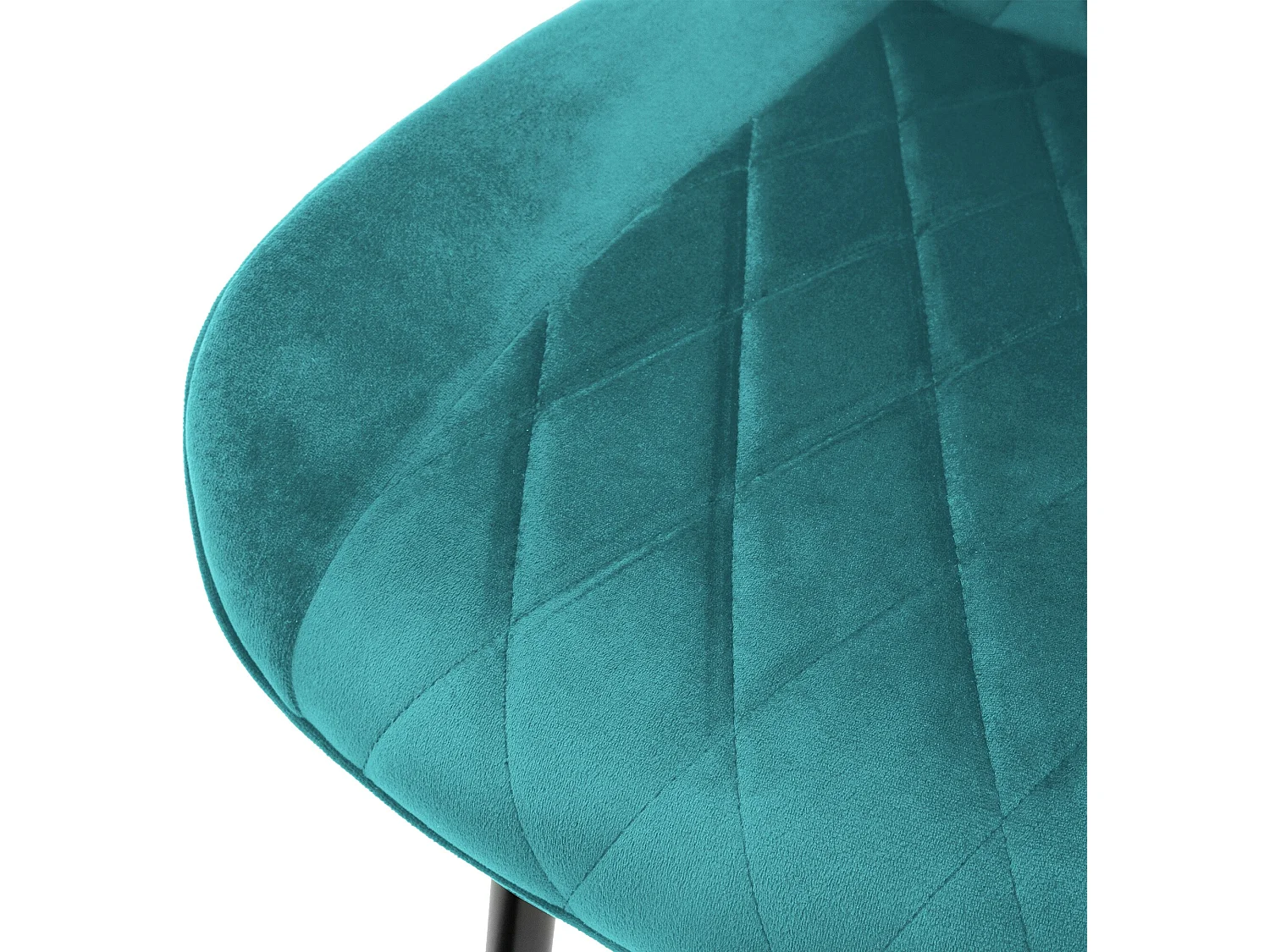 Set di 4 sedie, sedie sala da pranzo, sedie soggiorno, sedia imbottita, sedia cucina, velluto