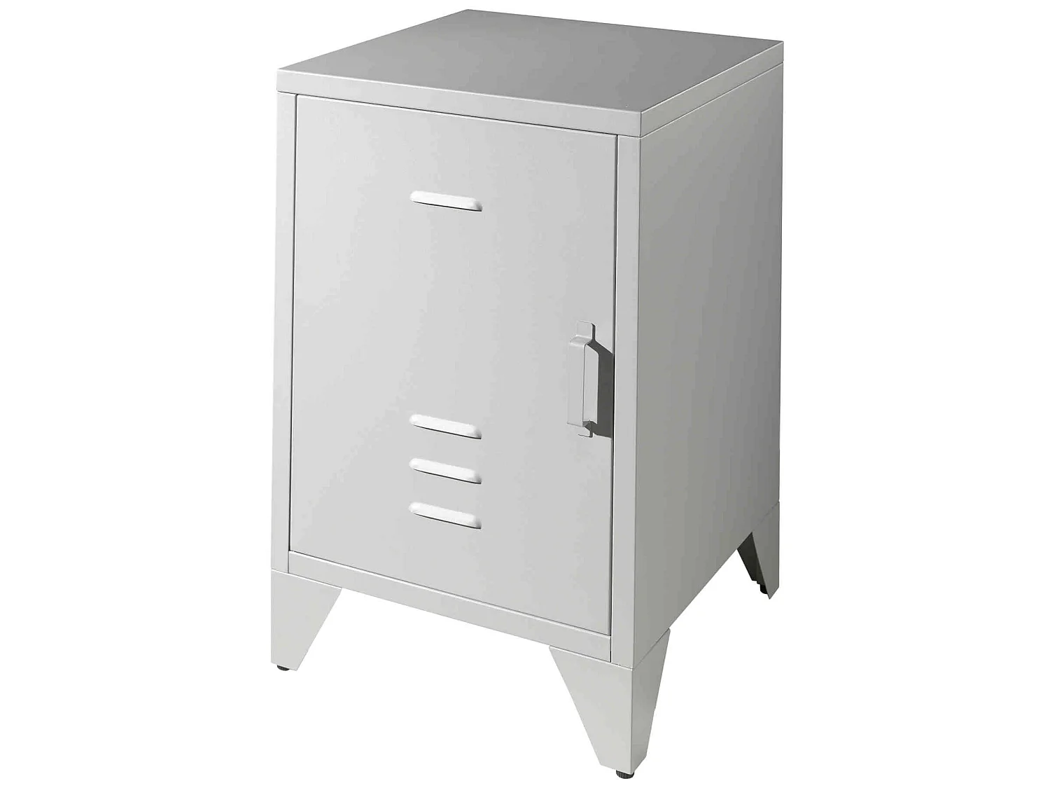 Chevet enfant 1 porte en métal gris - CH2061