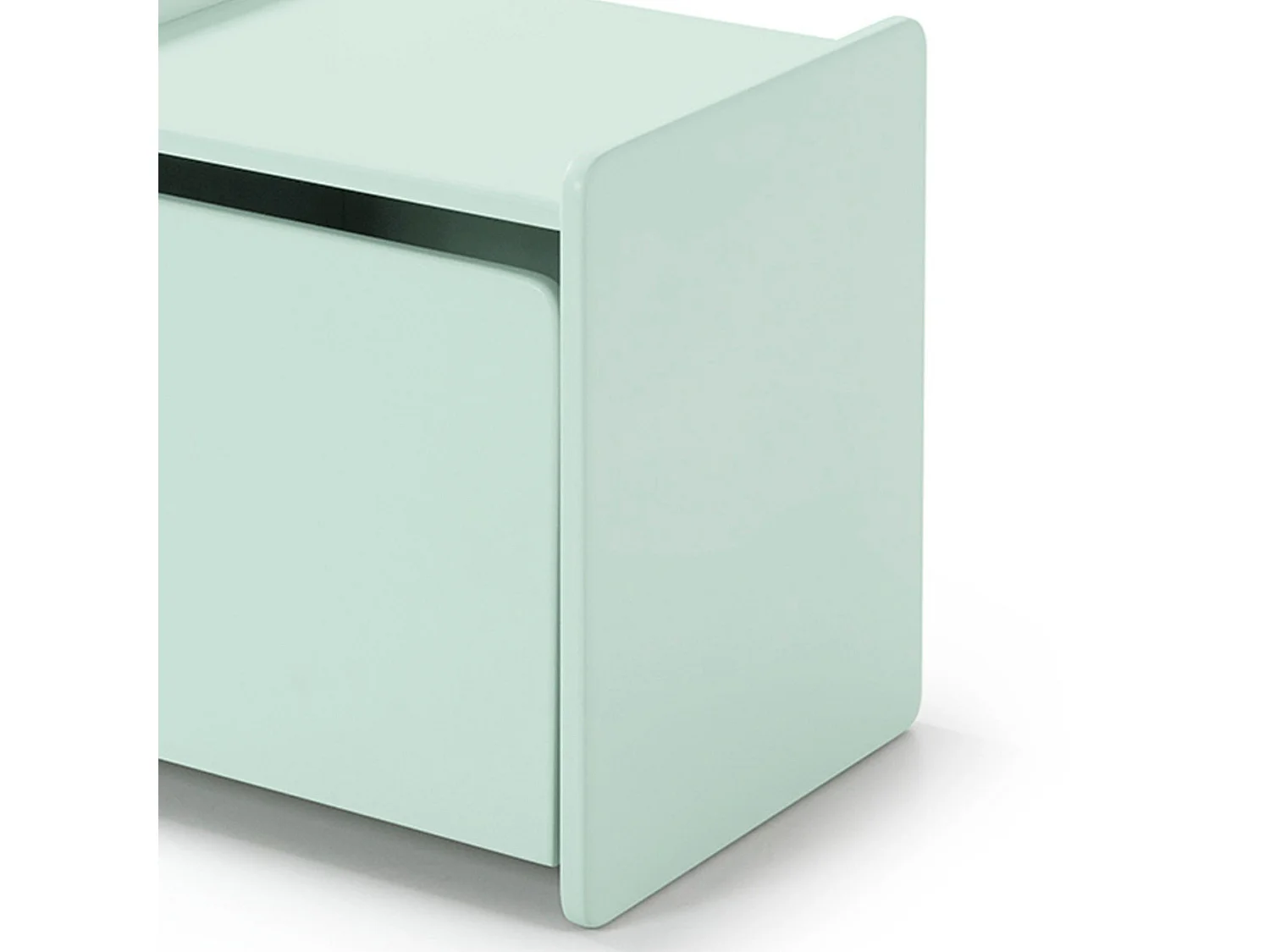 Chevet 1 porte enfant vert menthe