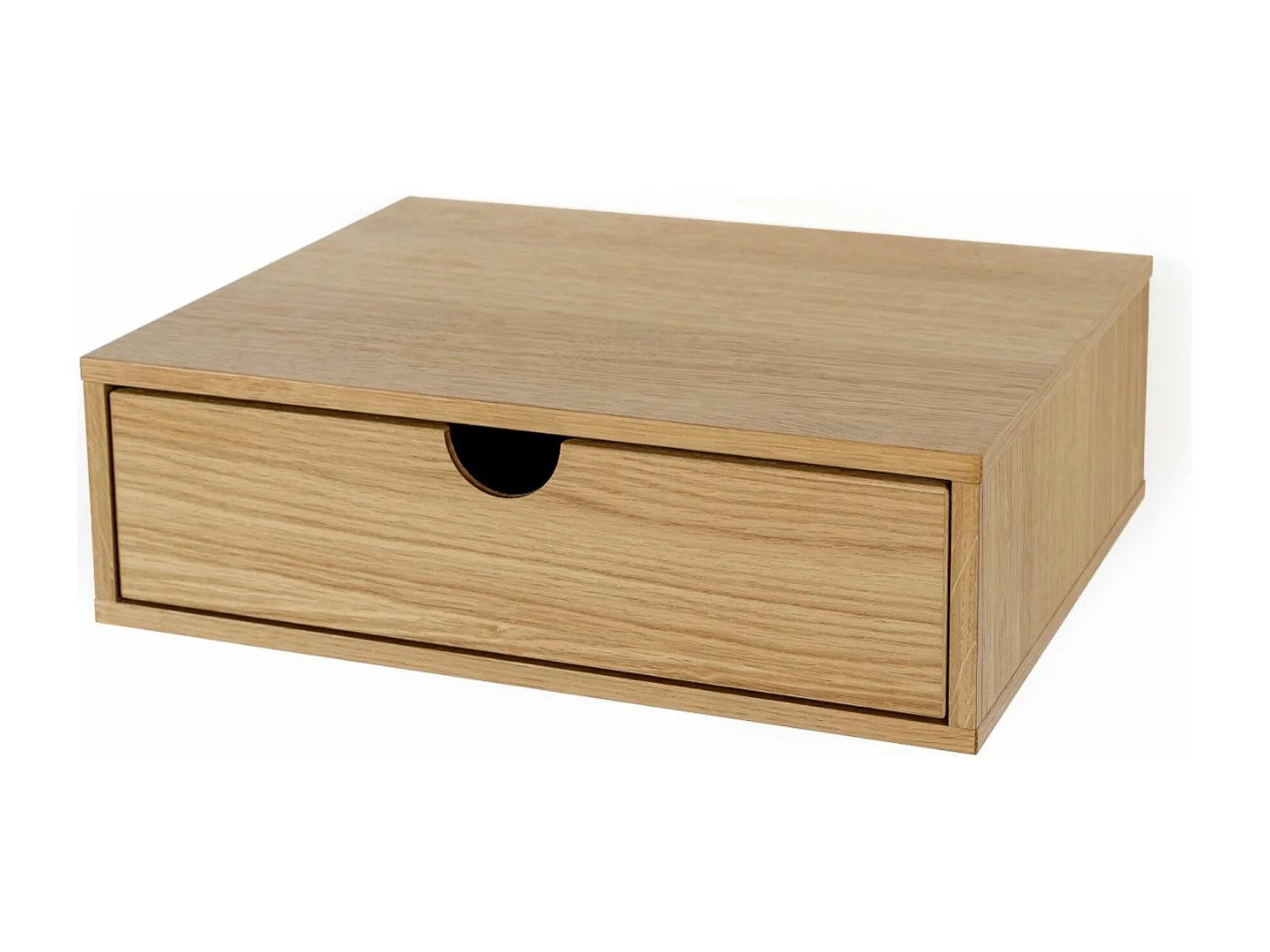 Chevet mural 1 tiroir imitation chêne - CH0067