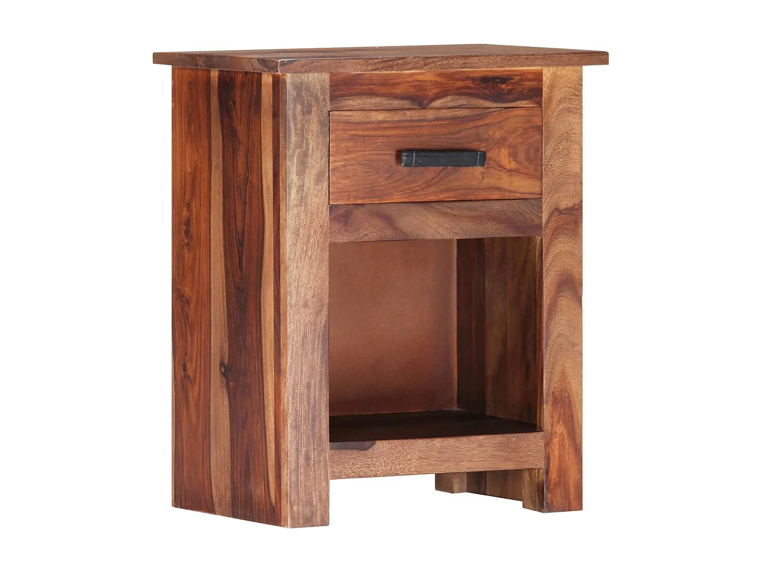 Table de nuit chevet bois marron 40 x 30 x 50 cm 1402149
