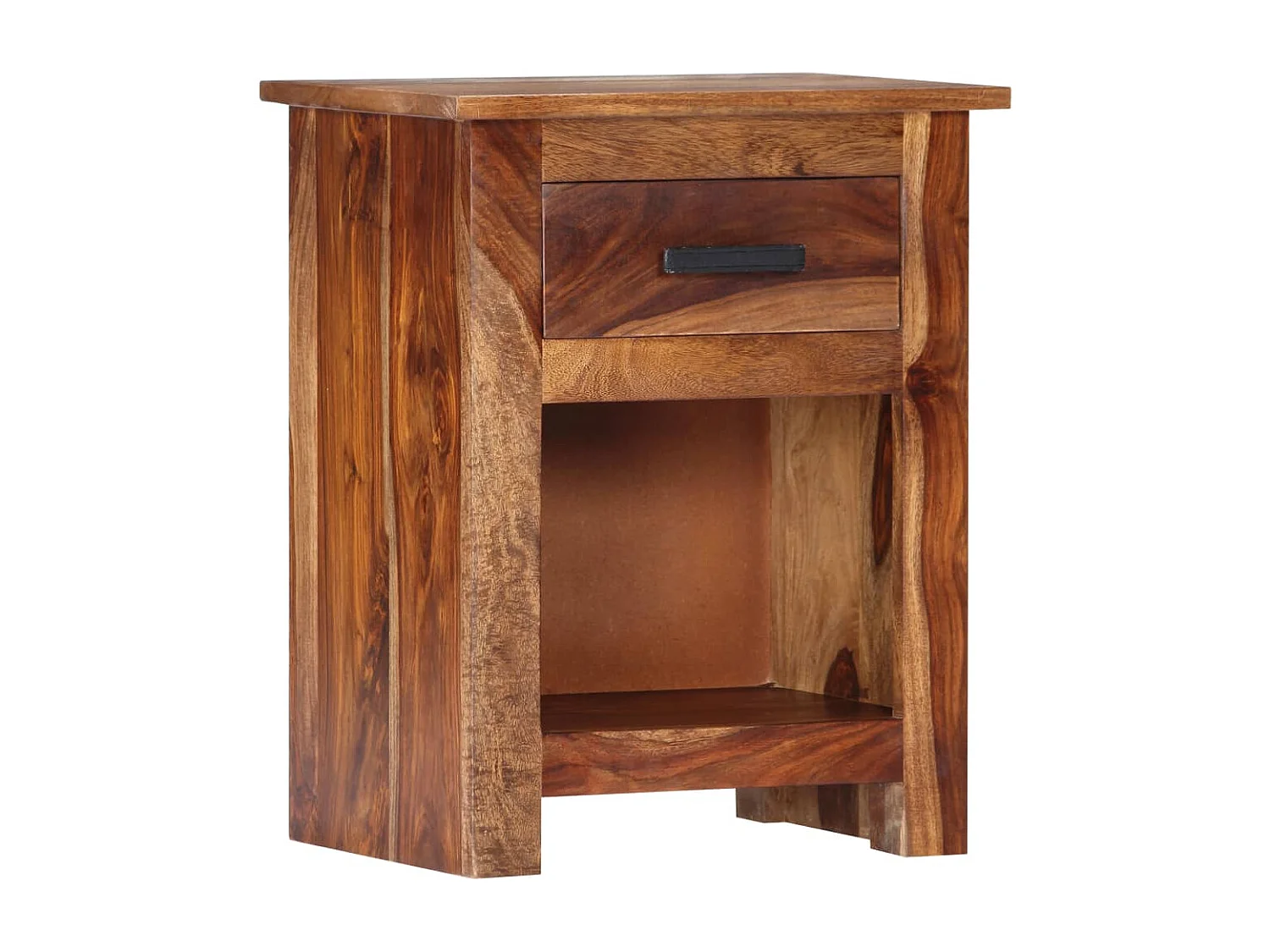 Table de nuit chevet bois marron 40 x 30 x 50 cm 1402149