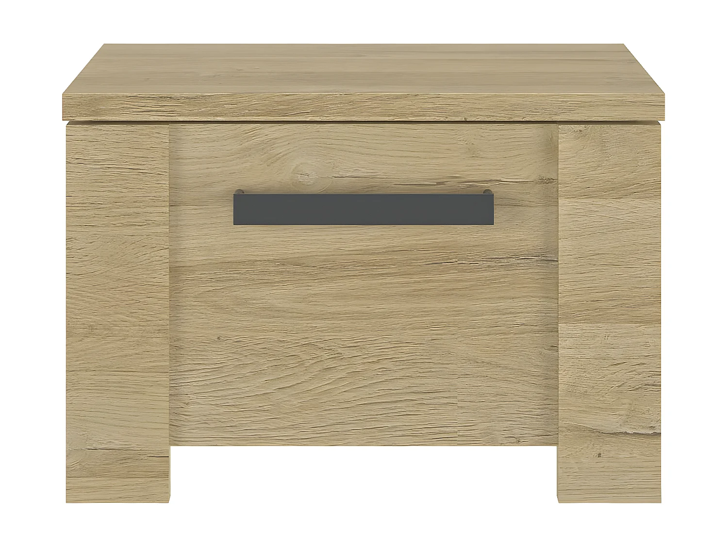 Chevet 1 tiroir avec poignée en métal - CH5073