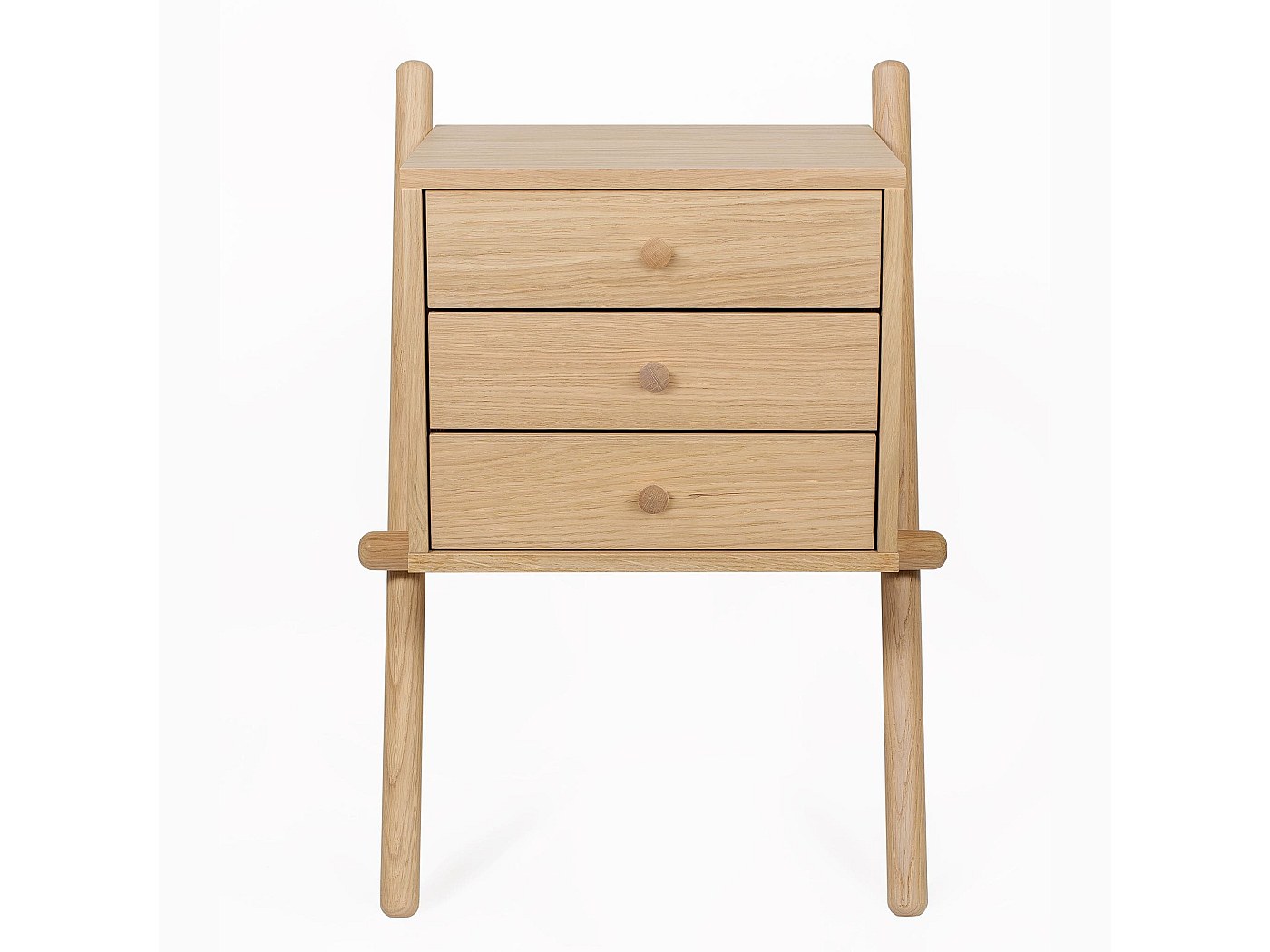 Chevets, meubles et rangements, Caisson sur roulette WOOD 3 tiroirs