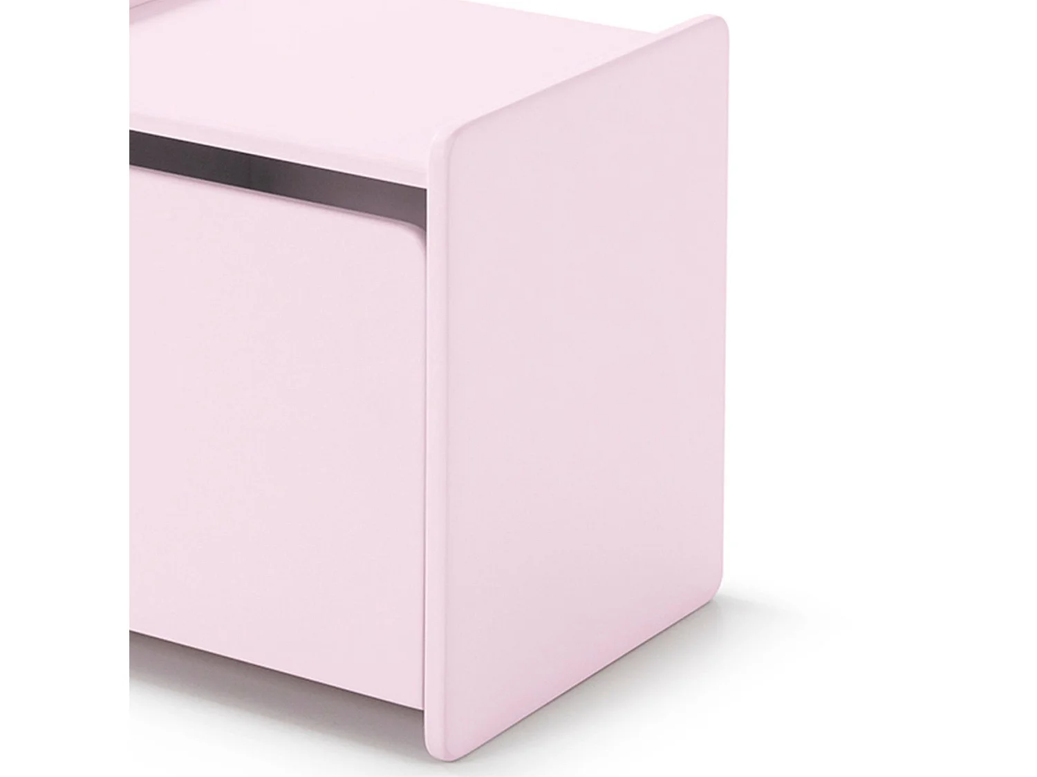 Chevet 1 porte enfant rose - Terre de Nuit