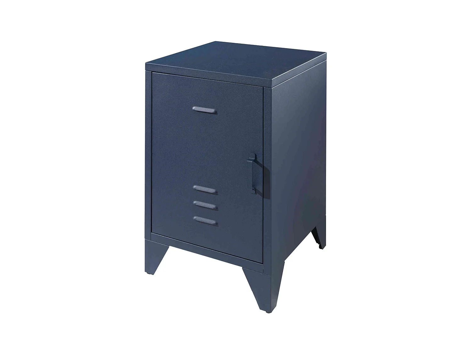 Chevet enfant 1 porte en métal bleu - CH2061