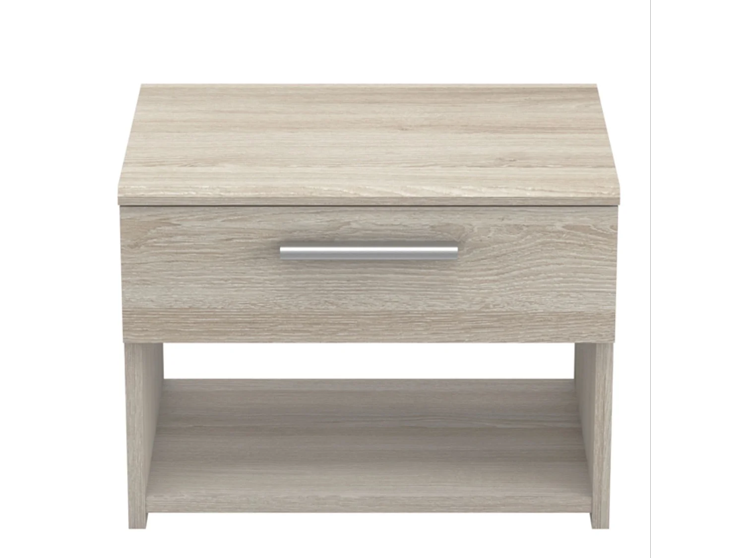 Chevet 1 tiroir 1 niche en bois chêne shannon - CH158