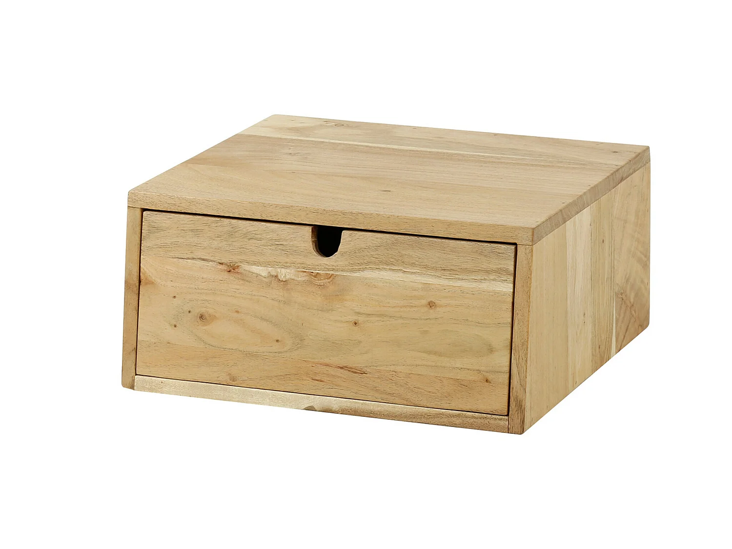 Table de chevet murale en bois massif - CH18044