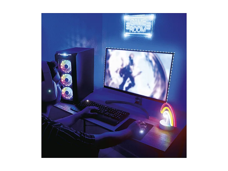 Ruban Rgb 90 Led 300cm Telecommande Multicolore