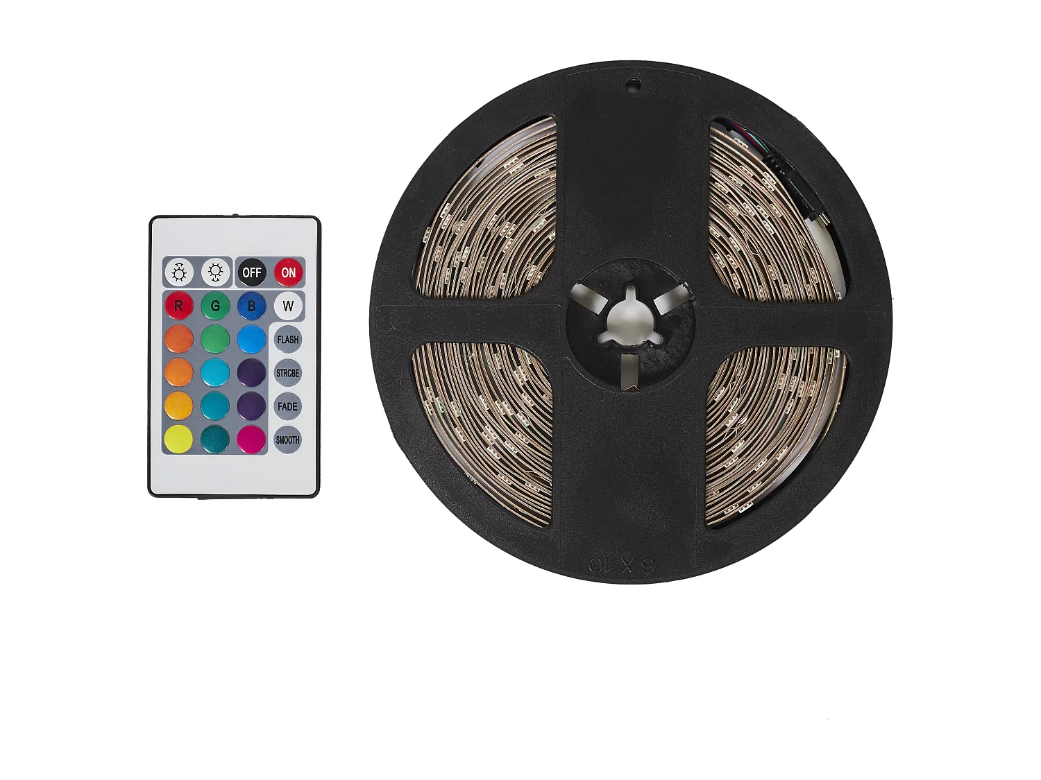 Ruban Rgb 18 Led 10m Telecommande Multicolore