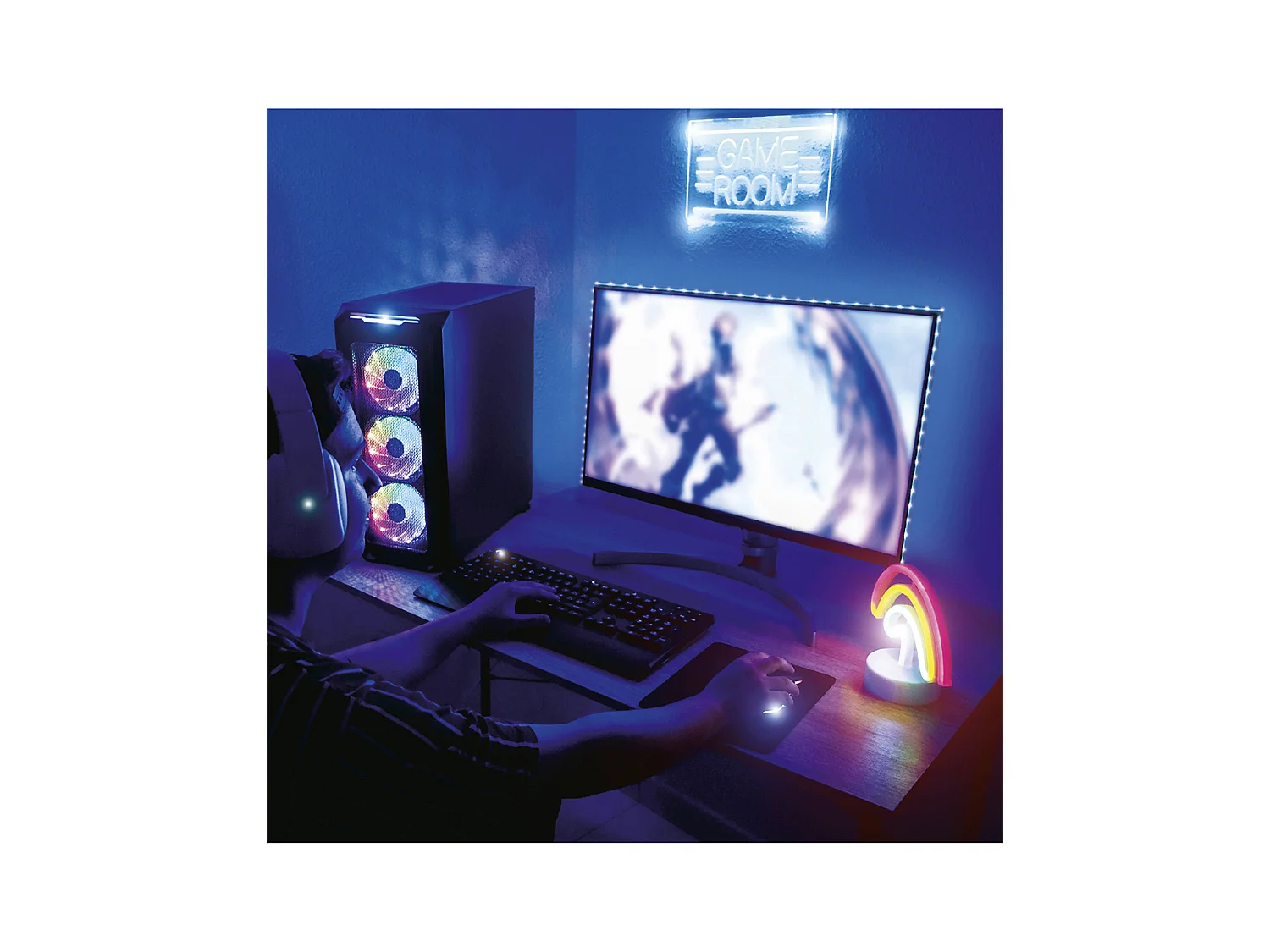 Ruban Rgb 30 Led 1m Telecommande Multicolore