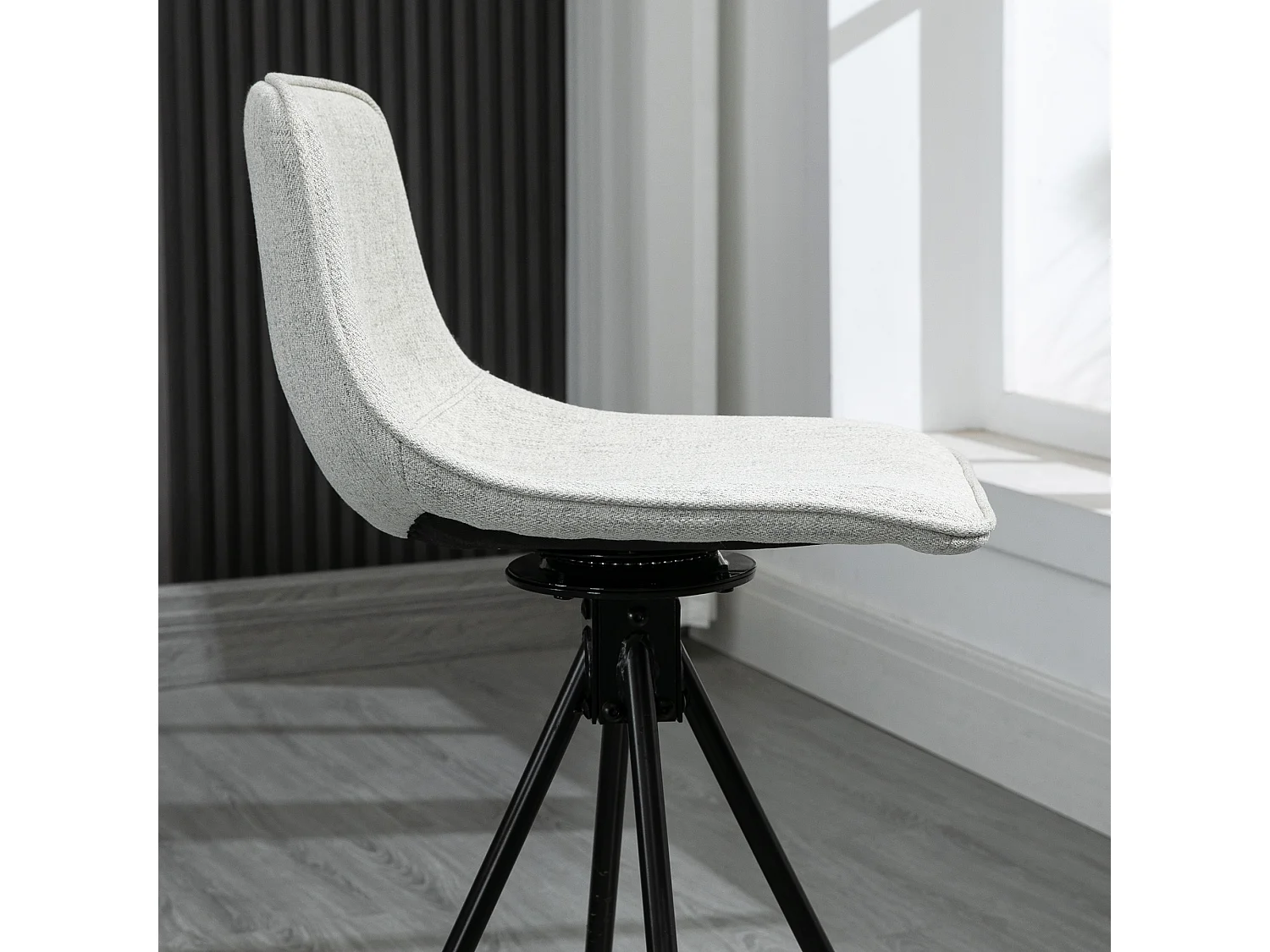 Taburetes de cocina gris 41.5x47.5x90 cm HOMCOM