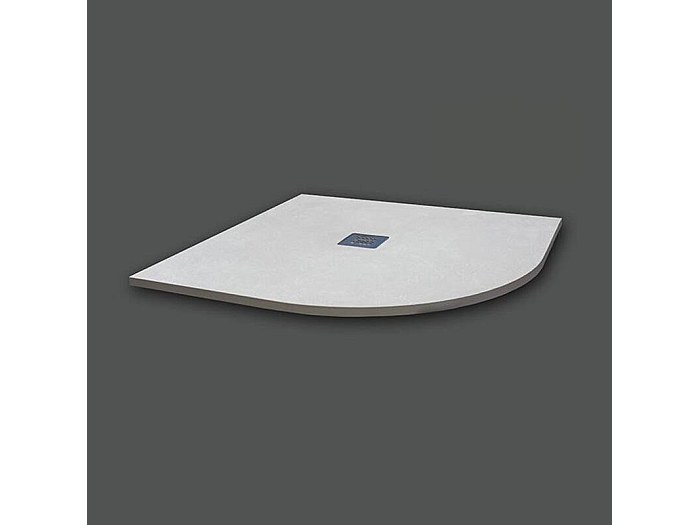 Receveur de douche 80x80 cm coloris gris effet pierre Ercos Stone BPMARGSTON8080 Gris