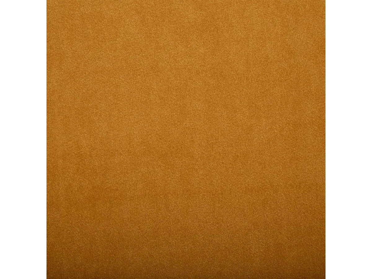 Fauteuil en Velours Jaune moutarde et Pieds en métal noir