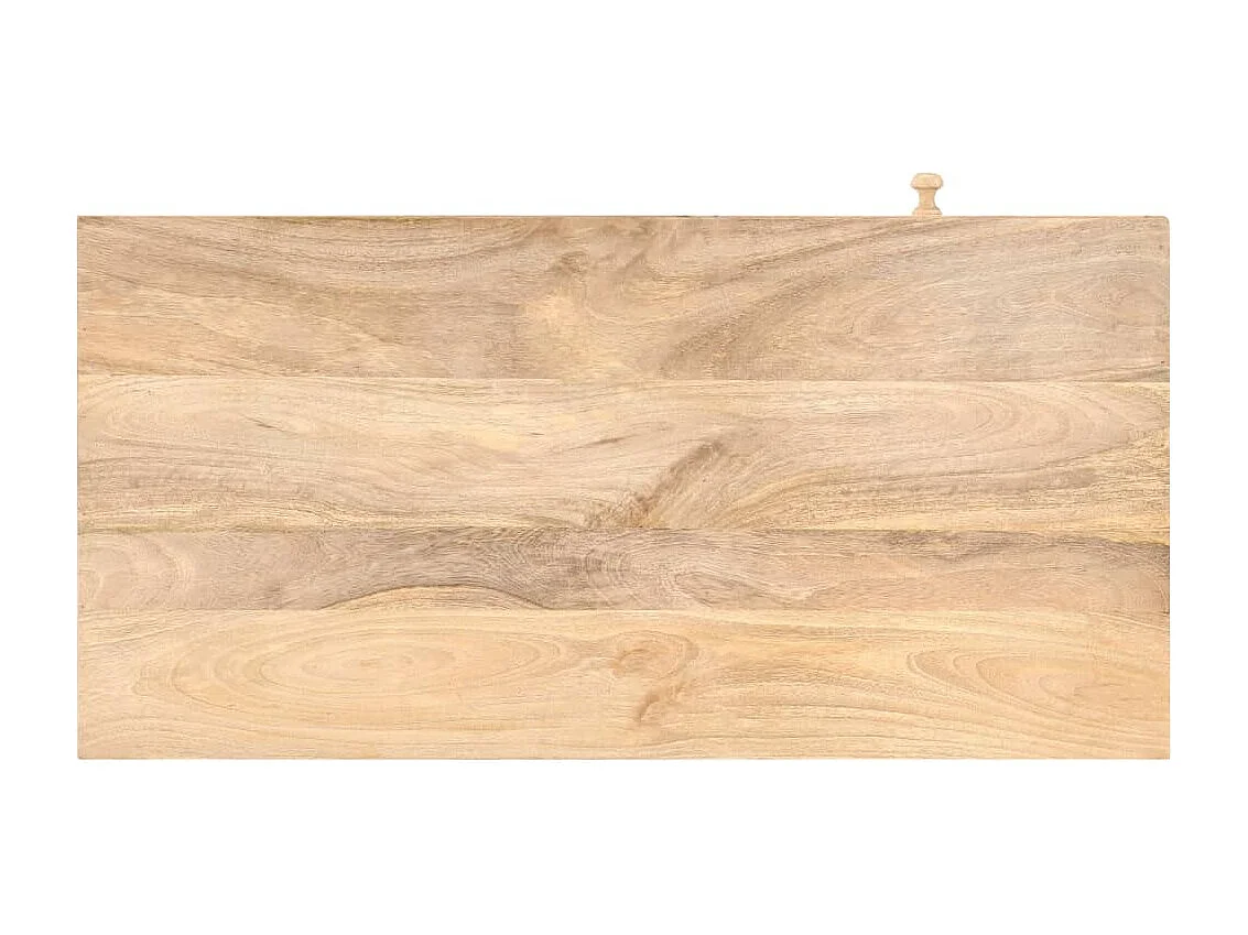 Toeletta tavolo da trucco mobili di design mobili per camera da letto 100 x 50 x 76 cm legno massello di mango 02_0006358