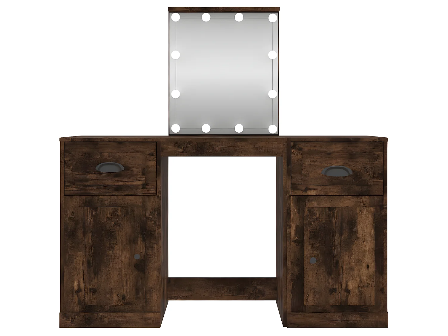 Coiffeuse table de maquillage beige 130 x 50 x 132.5 cm 02_0006315