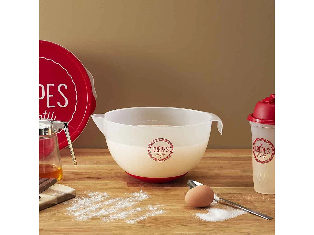 Bol Mélangeur "Chandeleur" 3L Transparent