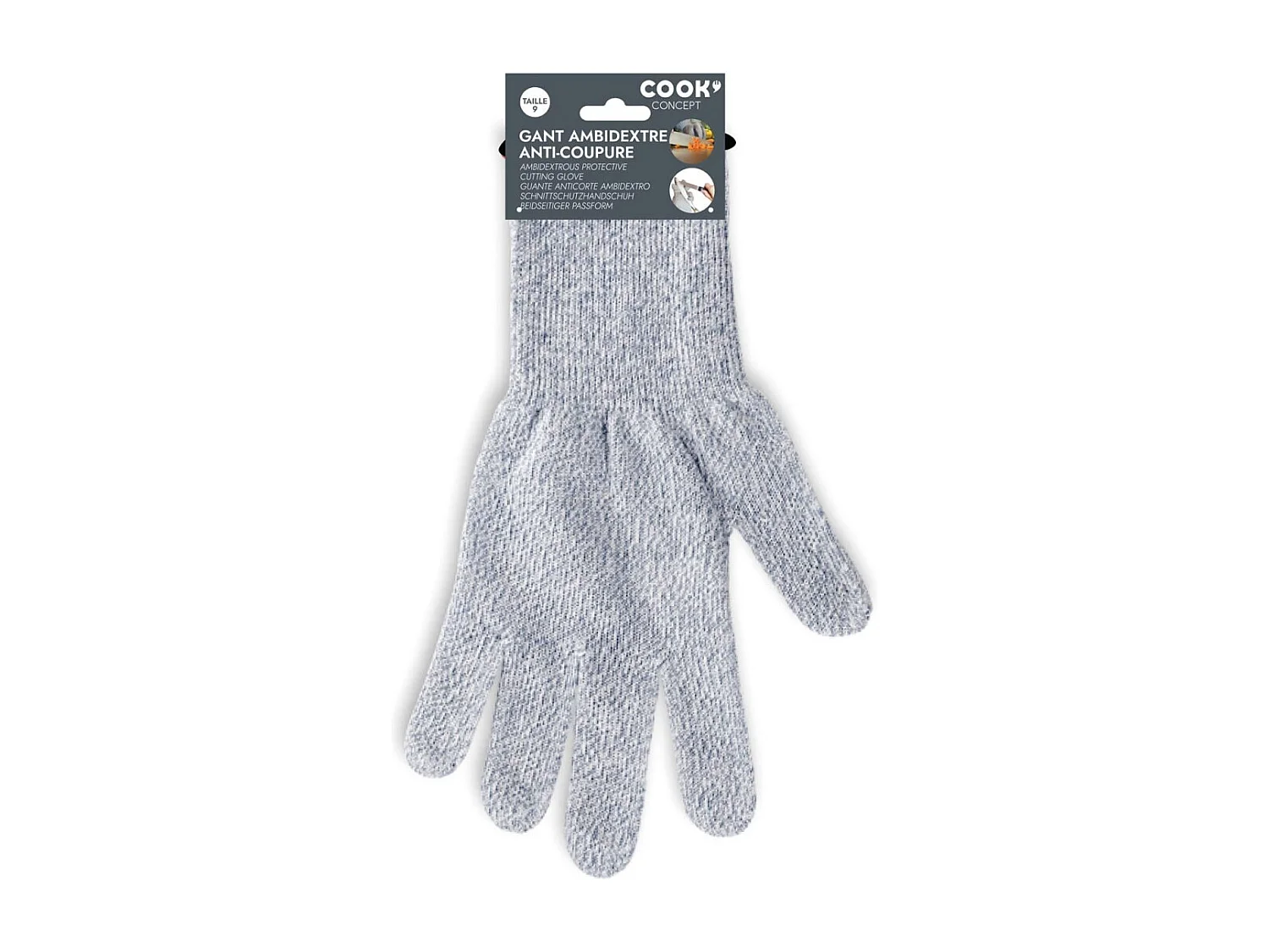 Gant de Cuisine "Anti Coupure" 24cm Gris