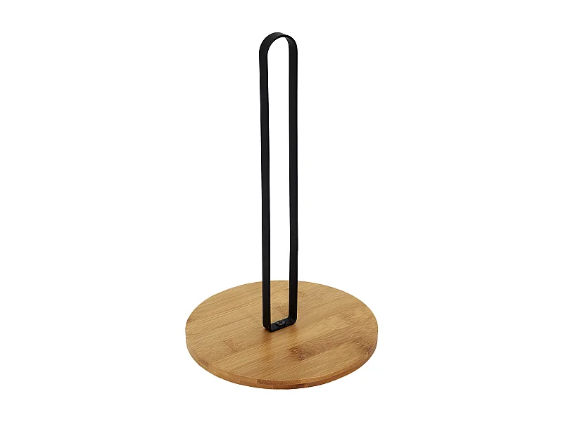 Support Essuie Tout Bambou Et Metal 16x27.4cm2