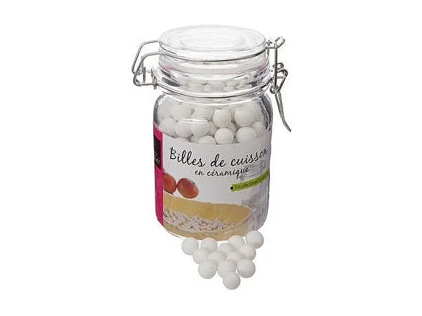 Billes de Cuisson en Céramique "Patisserie" 7cm Blanc