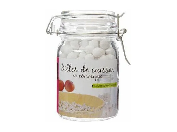 Billes de Cuisson en Céramique "Patisserie" 7cm Blanc