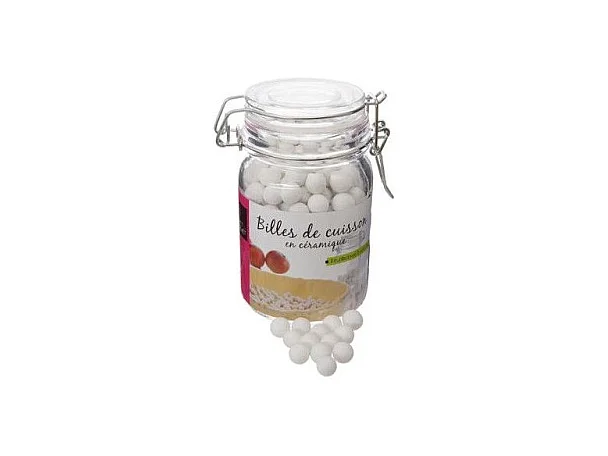 Billes de Cuisson en Céramique "Patisserie" 7cm Blanc