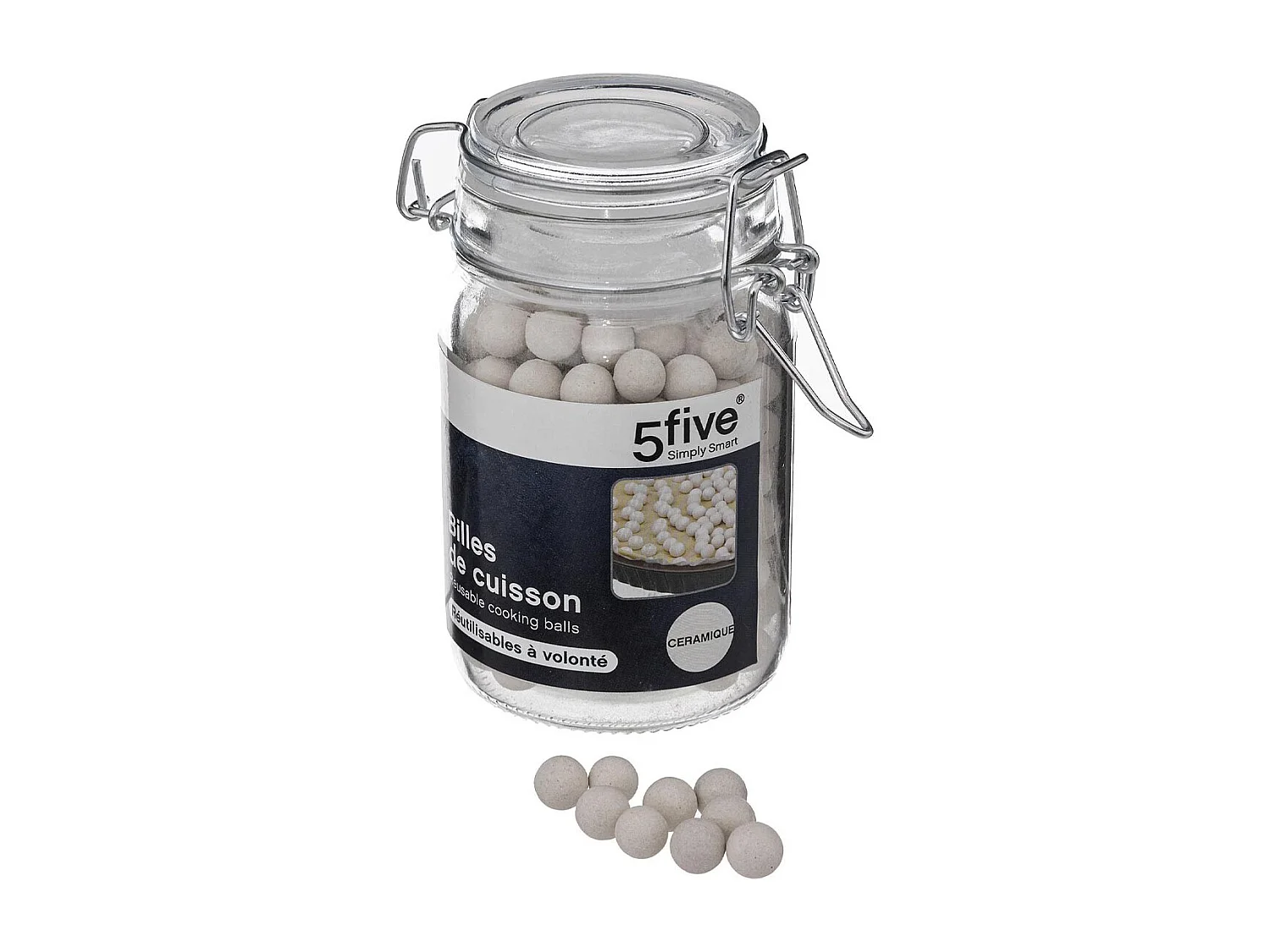 Billes de Cuisson en Céramique "Patisserie" 7cm Blanc