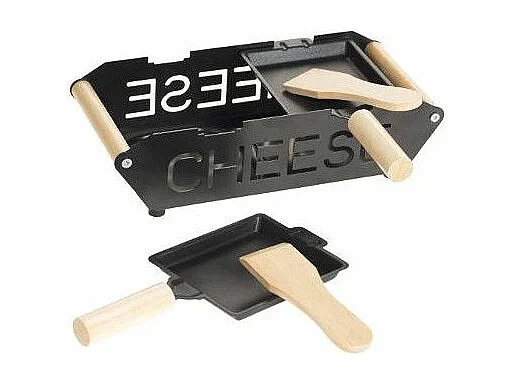 Appareil à Raclette 2 Personnes "Bougie" 23cm Noir