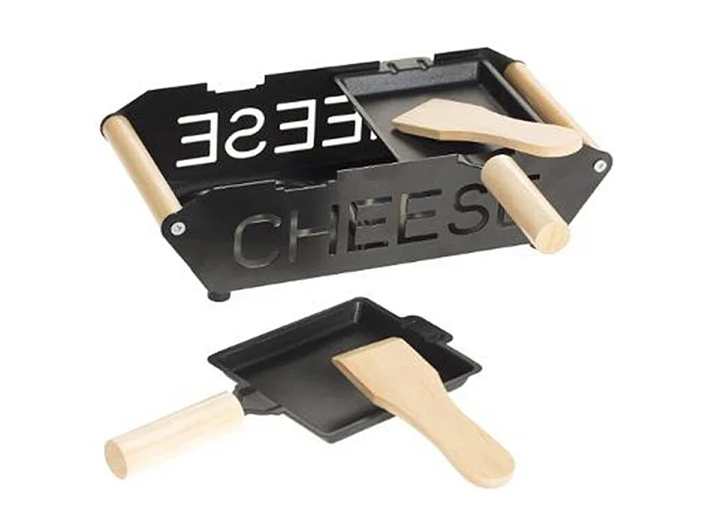 Appareil à Raclette 2 Personnes "Bougie" 23cm Noir