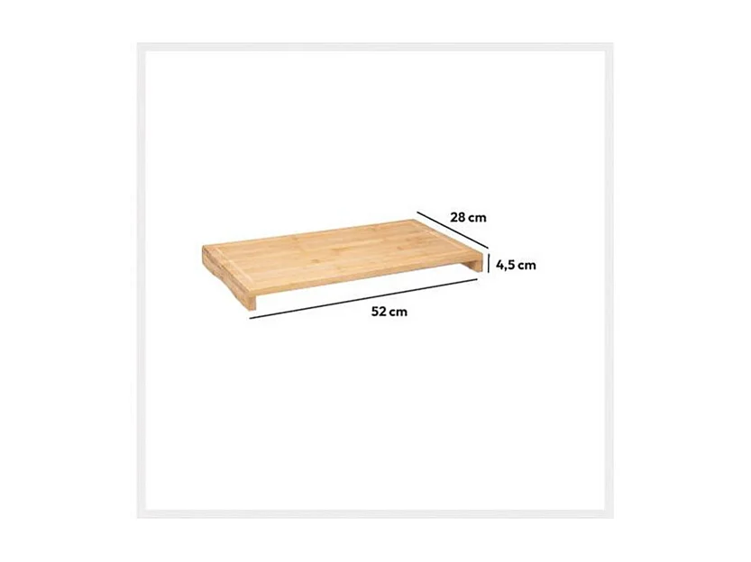 Cache Plaque en Bambou "Placa" 52cm Naturel