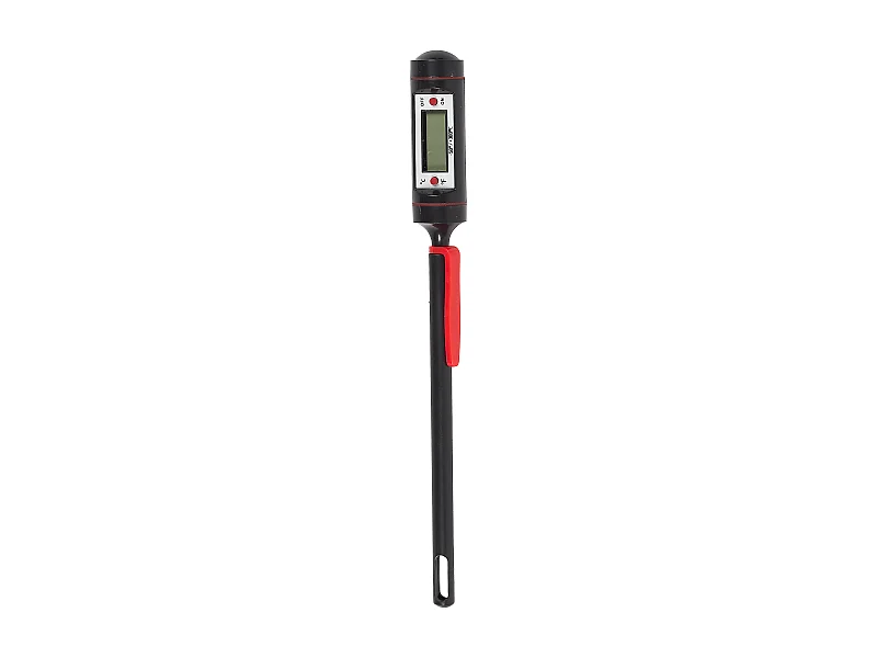 Thermometre Digital Cuisine Noir, Rouge, Argent
