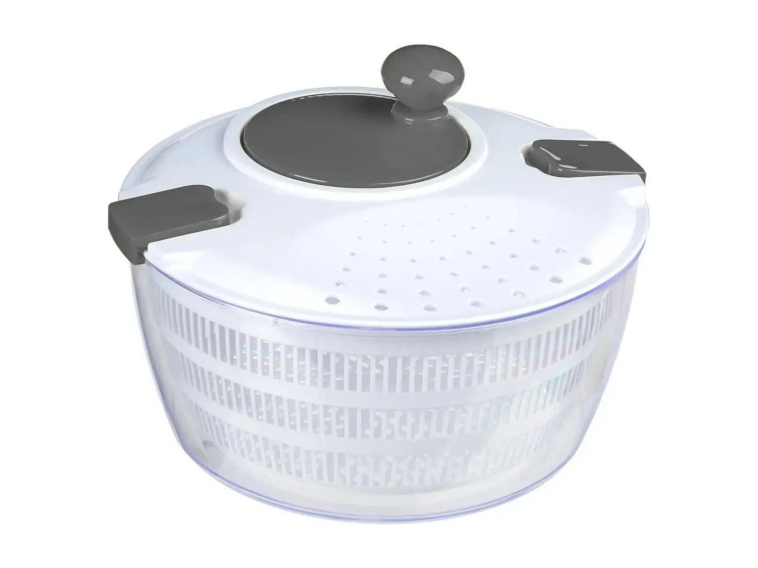 Essoreuse à Salade "Mécanique Clips" 3L Gris