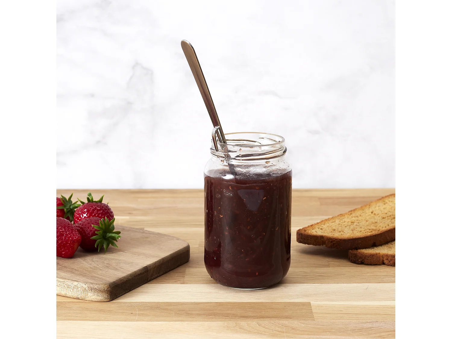 Lot de 2 Cuillères à Confiture - COOK CONCEPT - Longues - Argent