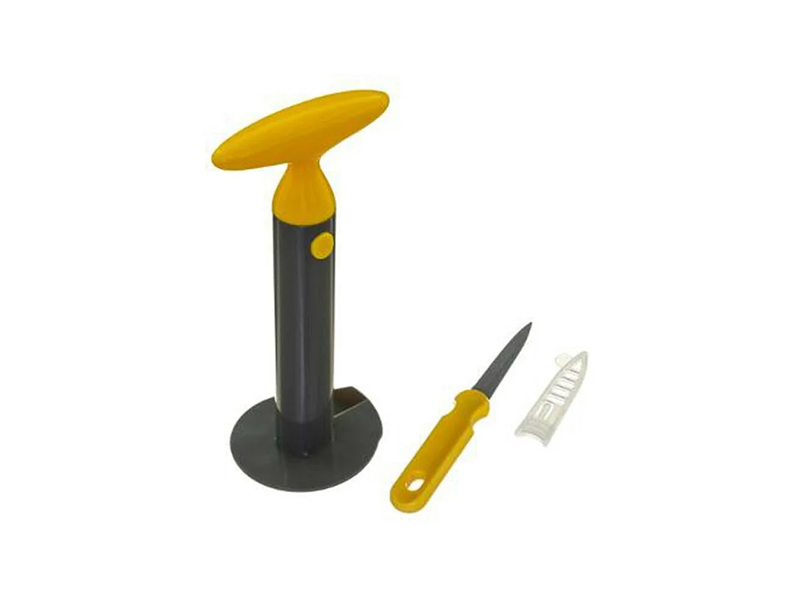Set 2 Ustensiles de Découpe "Ananas" 24cm Jaune