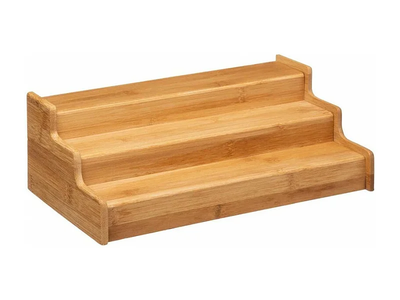 Présentoir à Épices Extensible "Bambou" 31-50cm Naturel