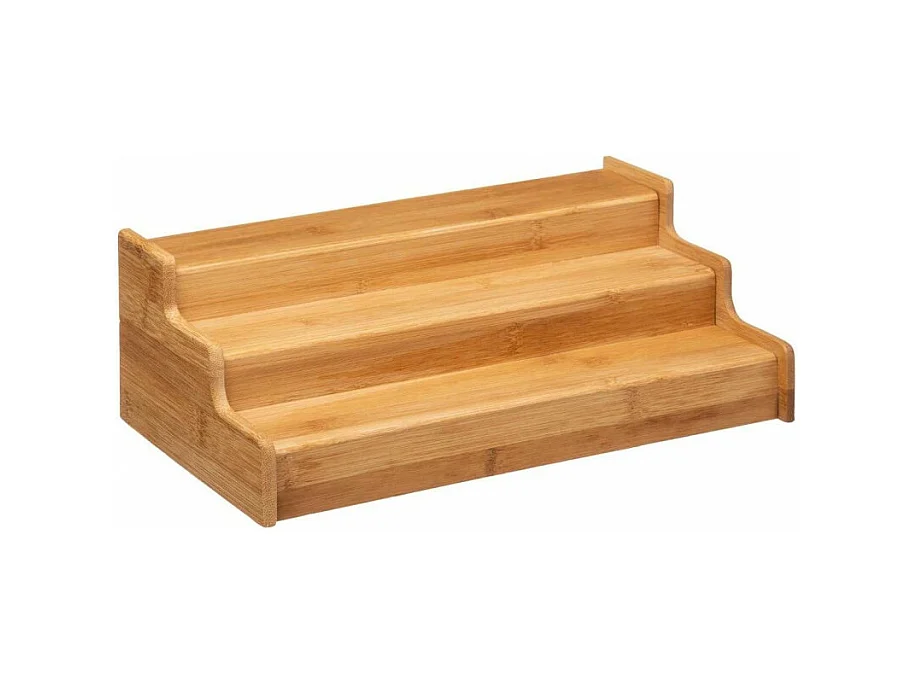 Présentoir à Épices Extensible "Bambou" 31-50cm Naturel