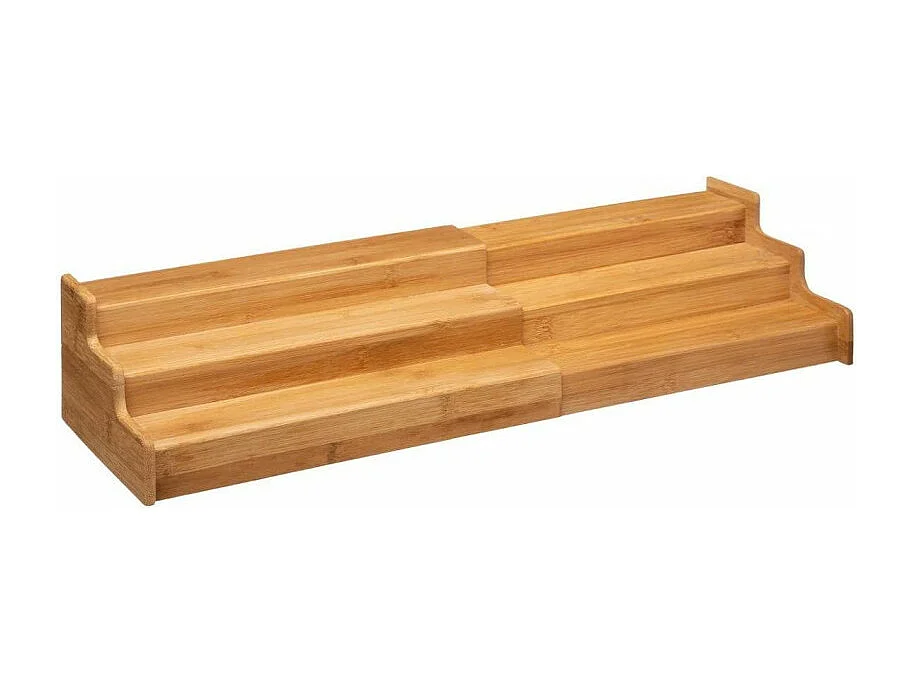 Présentoir à Épices Extensible "Bambou" 31-50cm Naturel