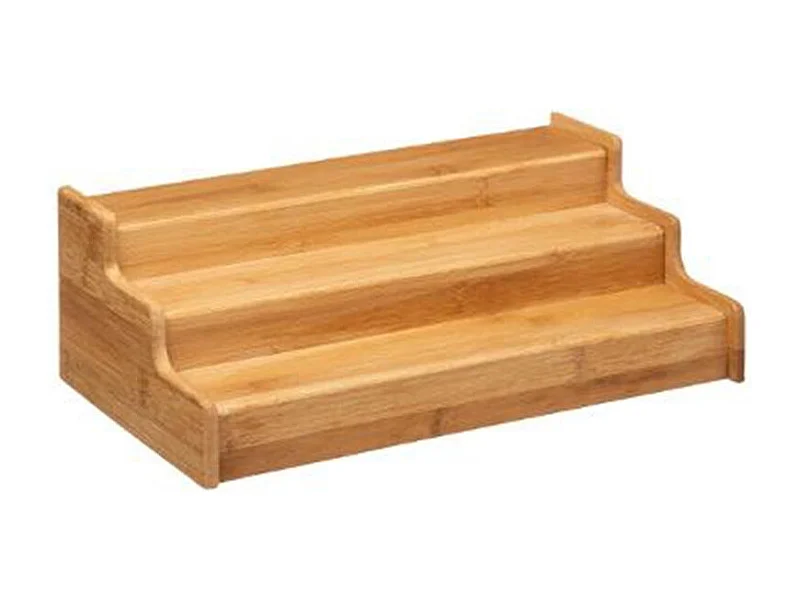 Présentoir à Épices Extensible "Bambou" 31-50cm Naturel