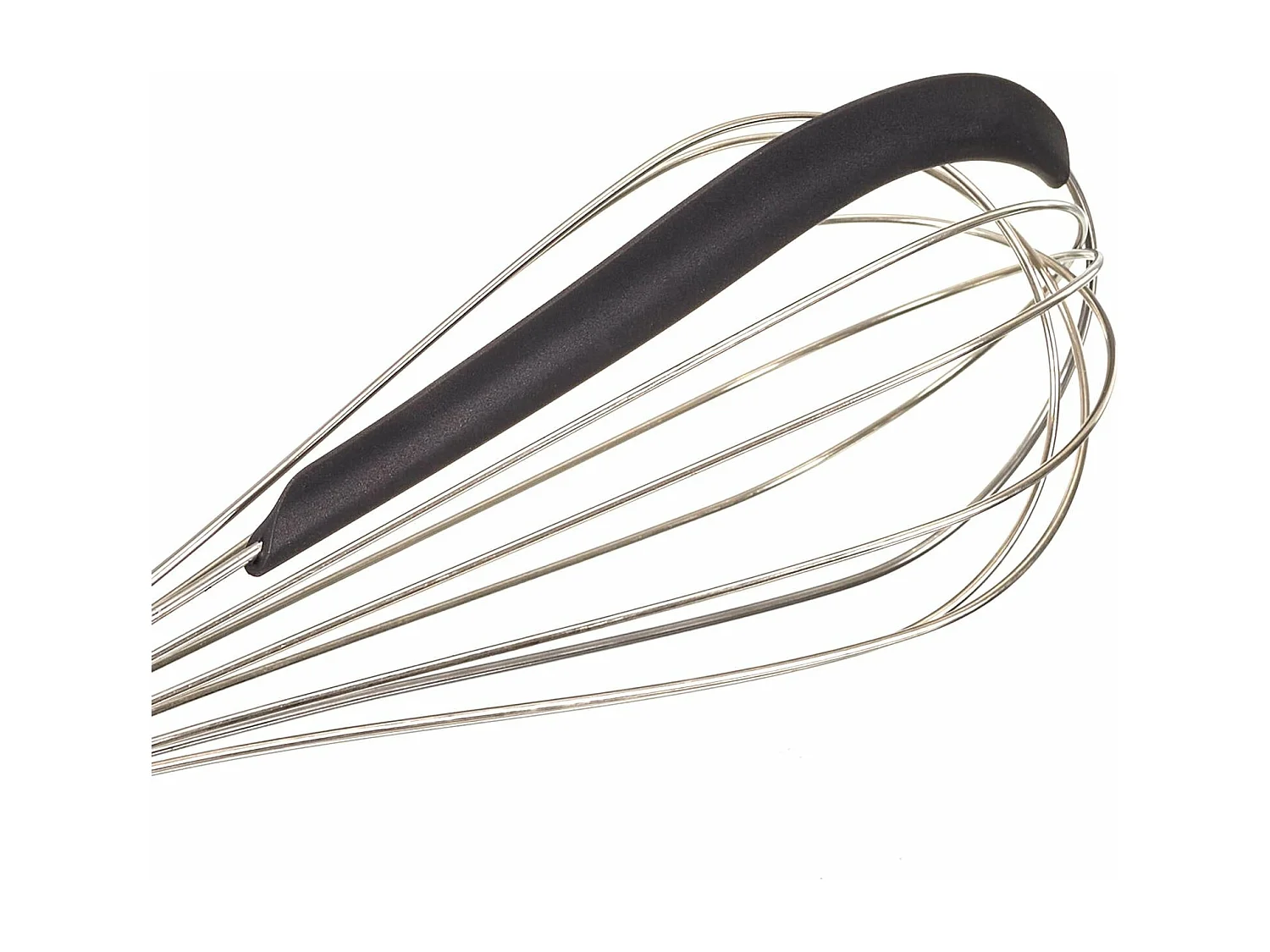 Fouet de Cuisine en Métal "Spatule" 31cm Gris