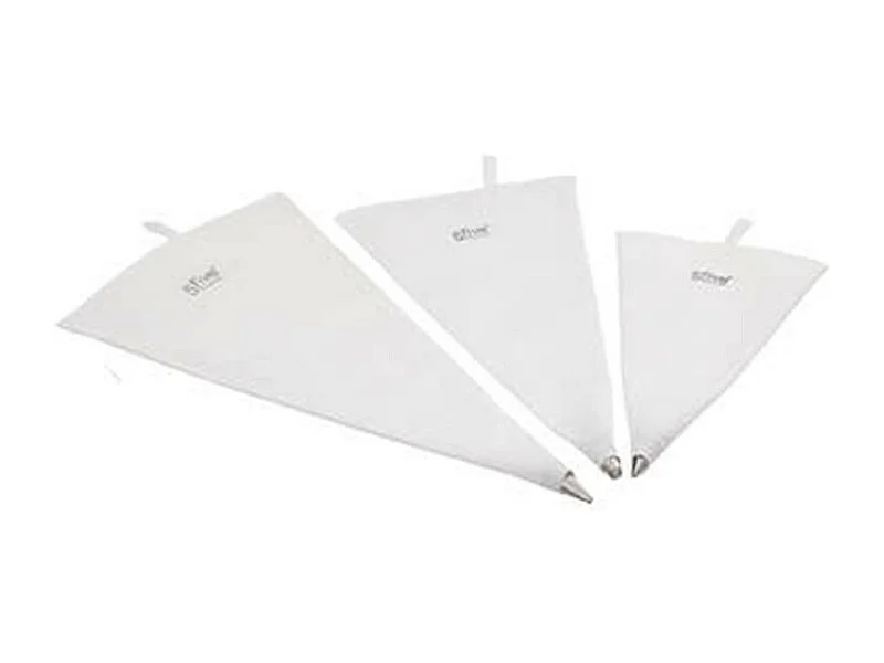 Lot de 3 Poches à Douilles "Réutilisables" 35cm Blanc