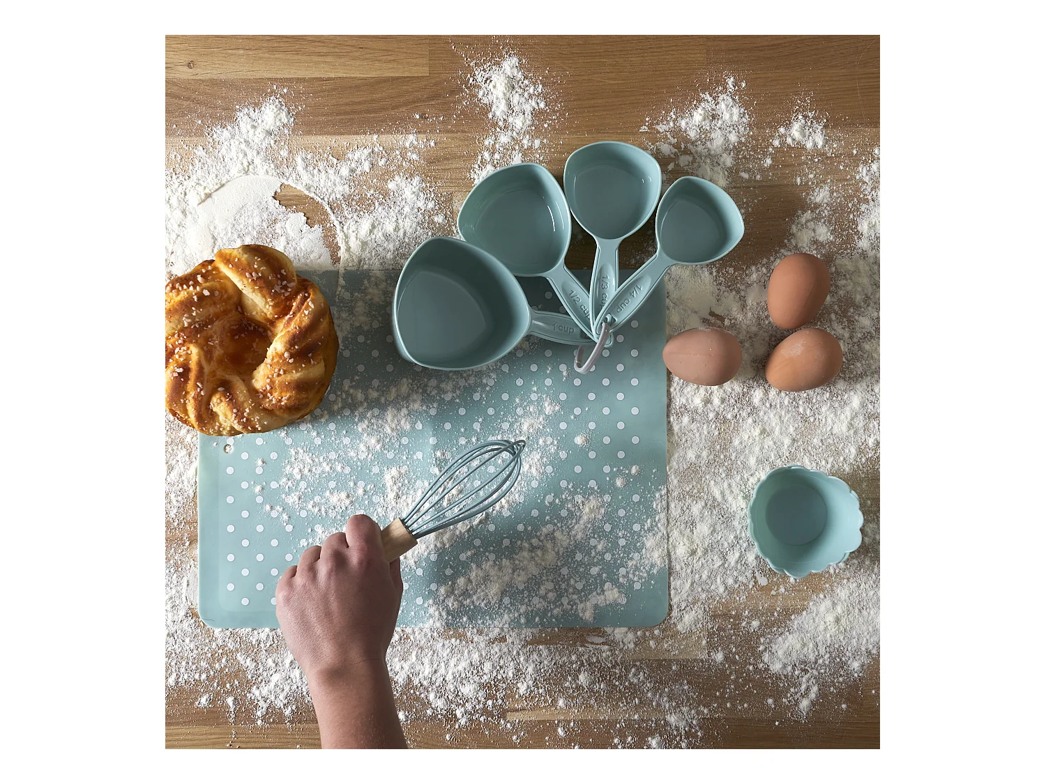 Coffret 5 Ustensiles Patisserie Enfant Bleu