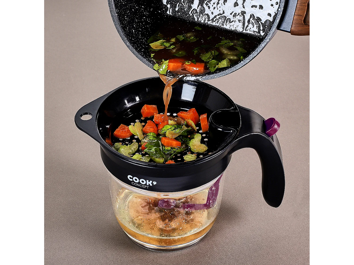 Separateur De Graisse Noir, Transparent