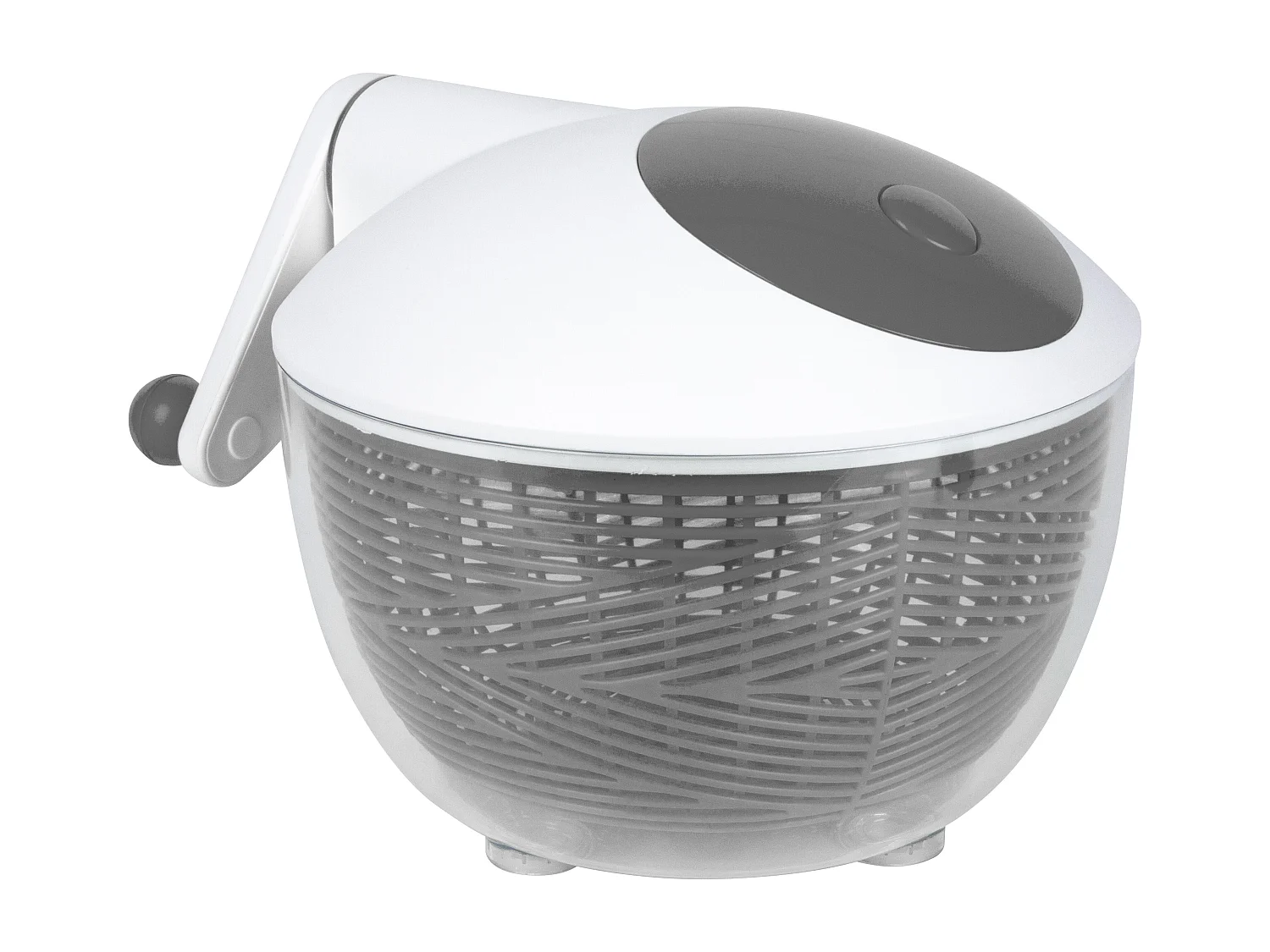 Essoreuse 26cm Transparent, Gris, Blanc