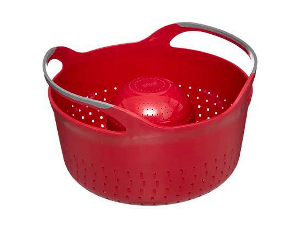 Passoire Double Maille "Néo" 25cm Rouge