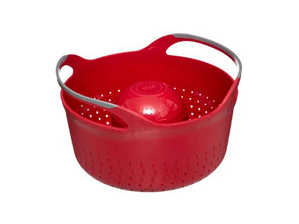 Passoire Double Maille "Néo" 25cm Rouge