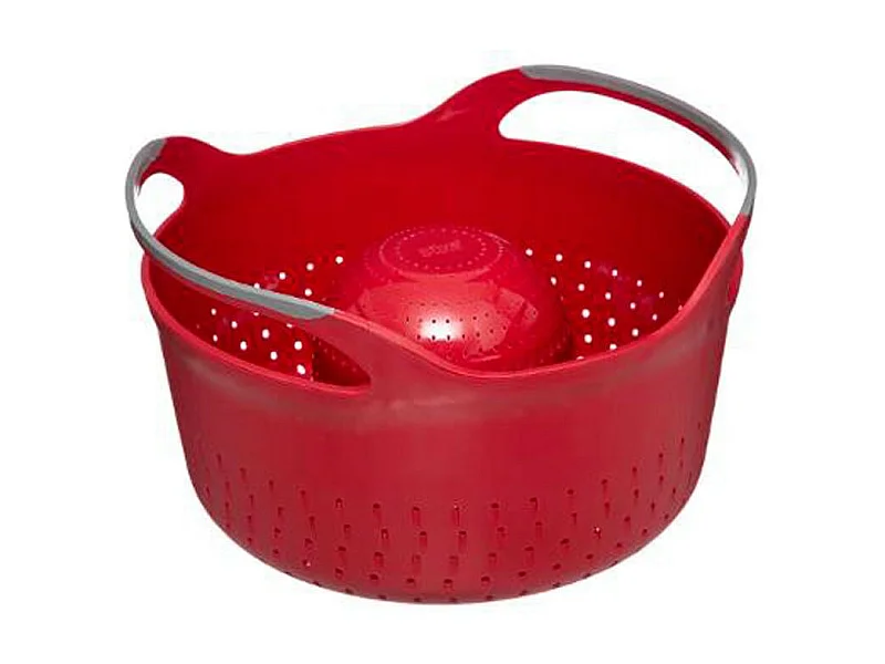 Passoire Double Maille "Néo" 25cm Rouge