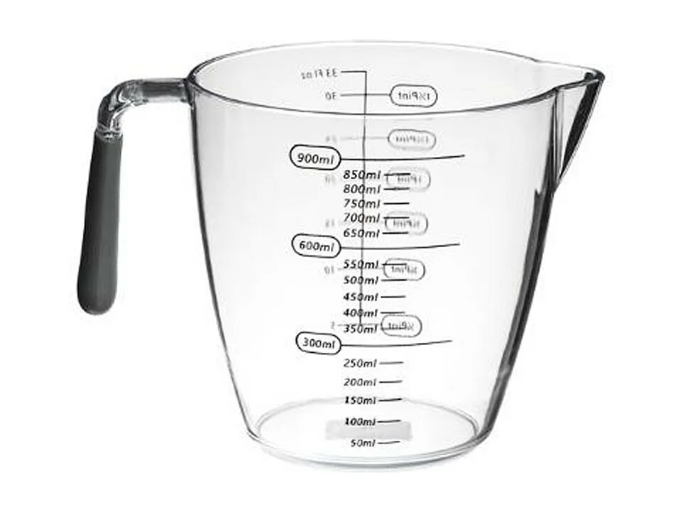 Verre Doseur "Gradué" 900ml Transparent