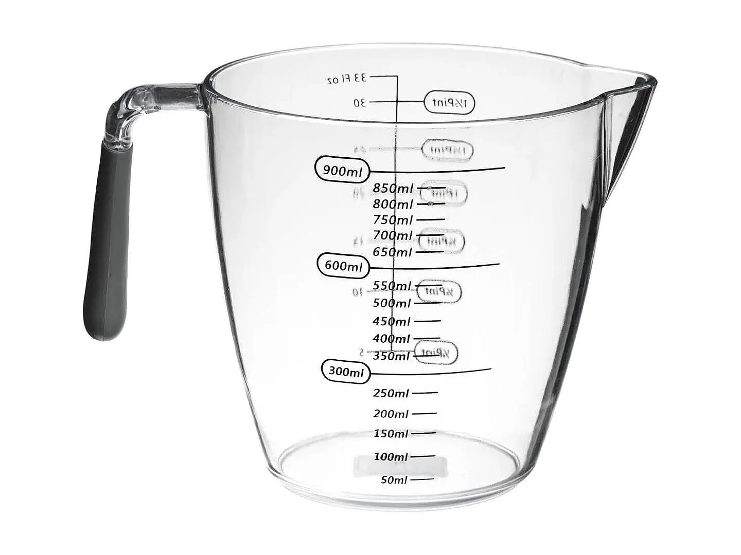 Verre Doseur "Gradué" 900ml Transparent