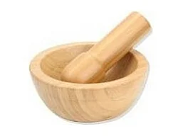 Mortier & Pilon "Compact" 16cm Bambou