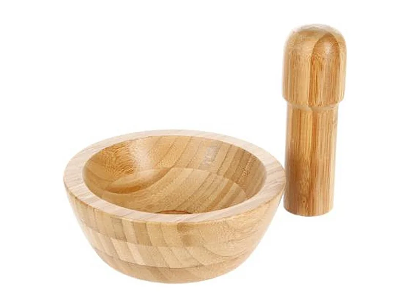 Mortier & Pilon "Compact" 16cm Bambou
